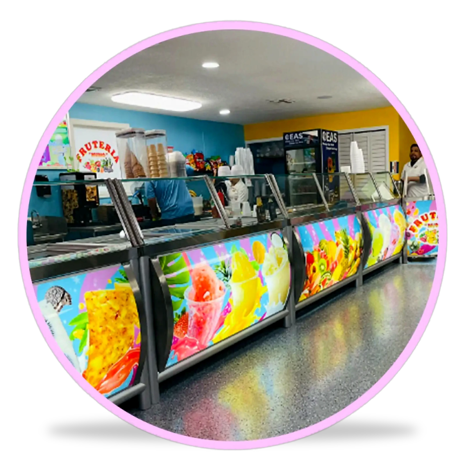 Barra de Publicidad luminosa