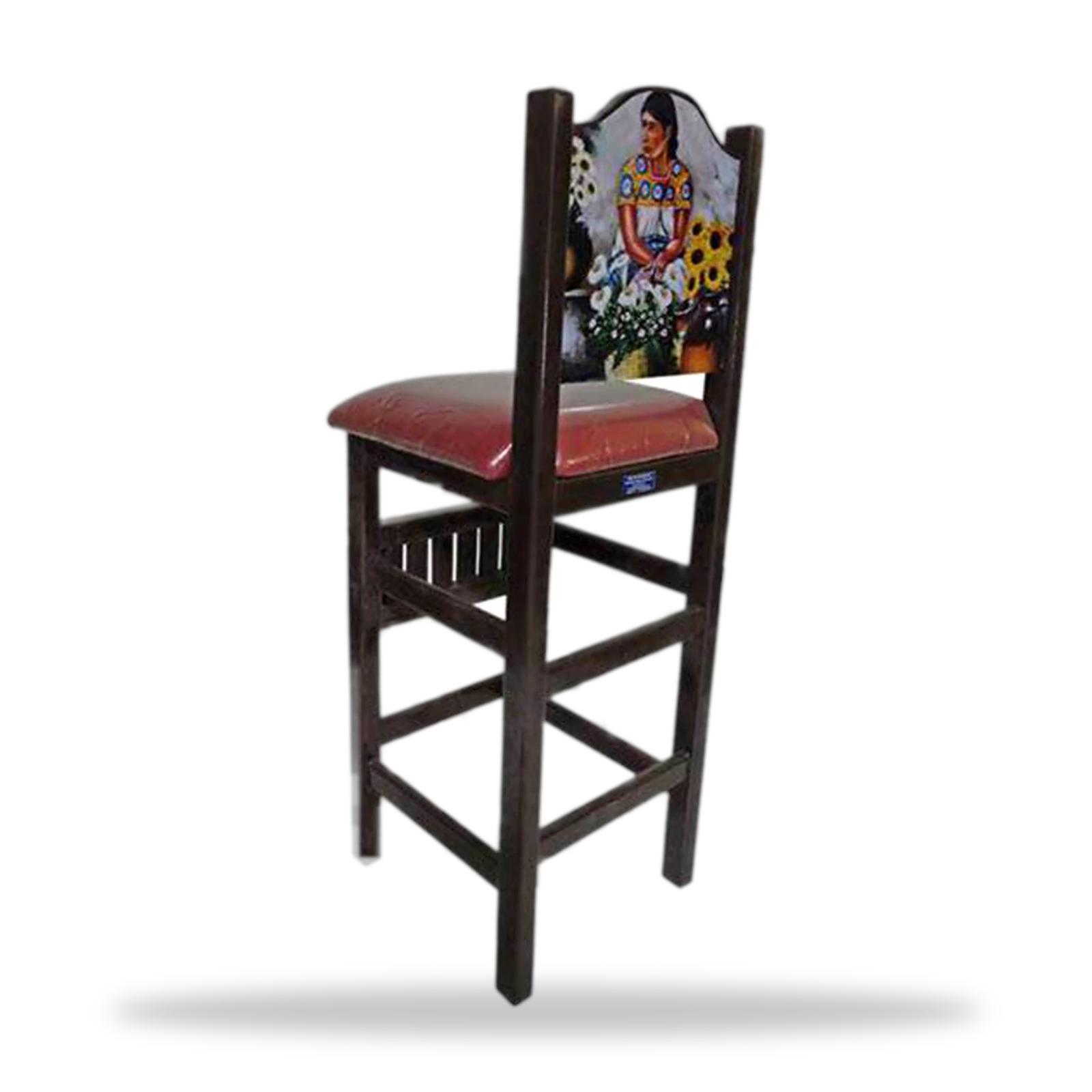 Señora con Flores miniatura