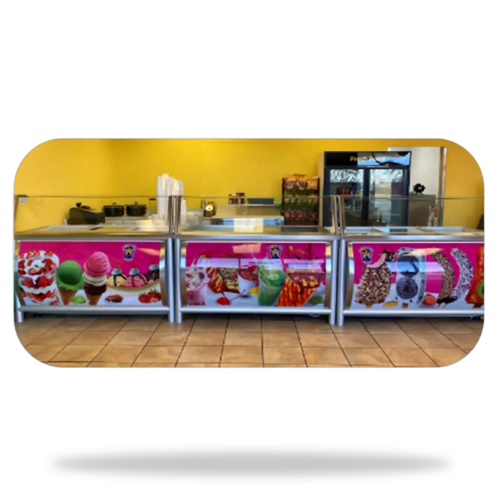 Barra de Publicidad luminosa miniatura